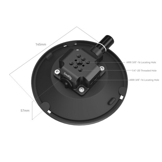 SmallRig 15 cm Suction Cup kameros laikiklis, 4114